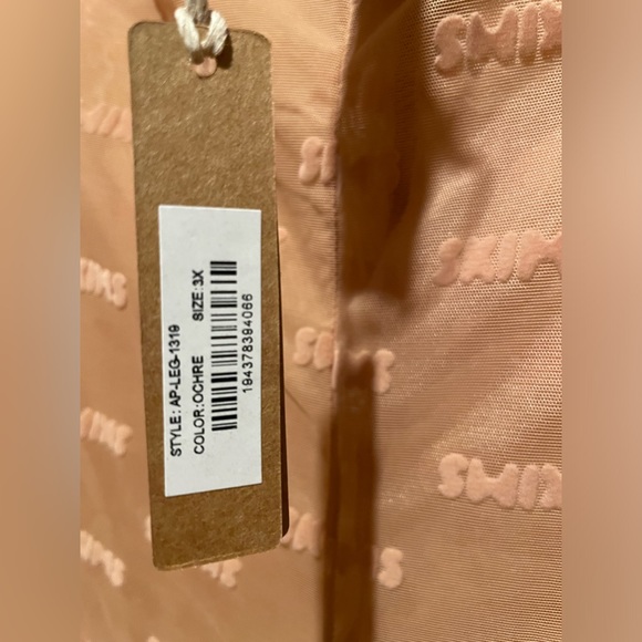 NWT Skims After Hours Sheer Leggings Logo Mesh Tights Ochre 3X - Picture 3 of 12